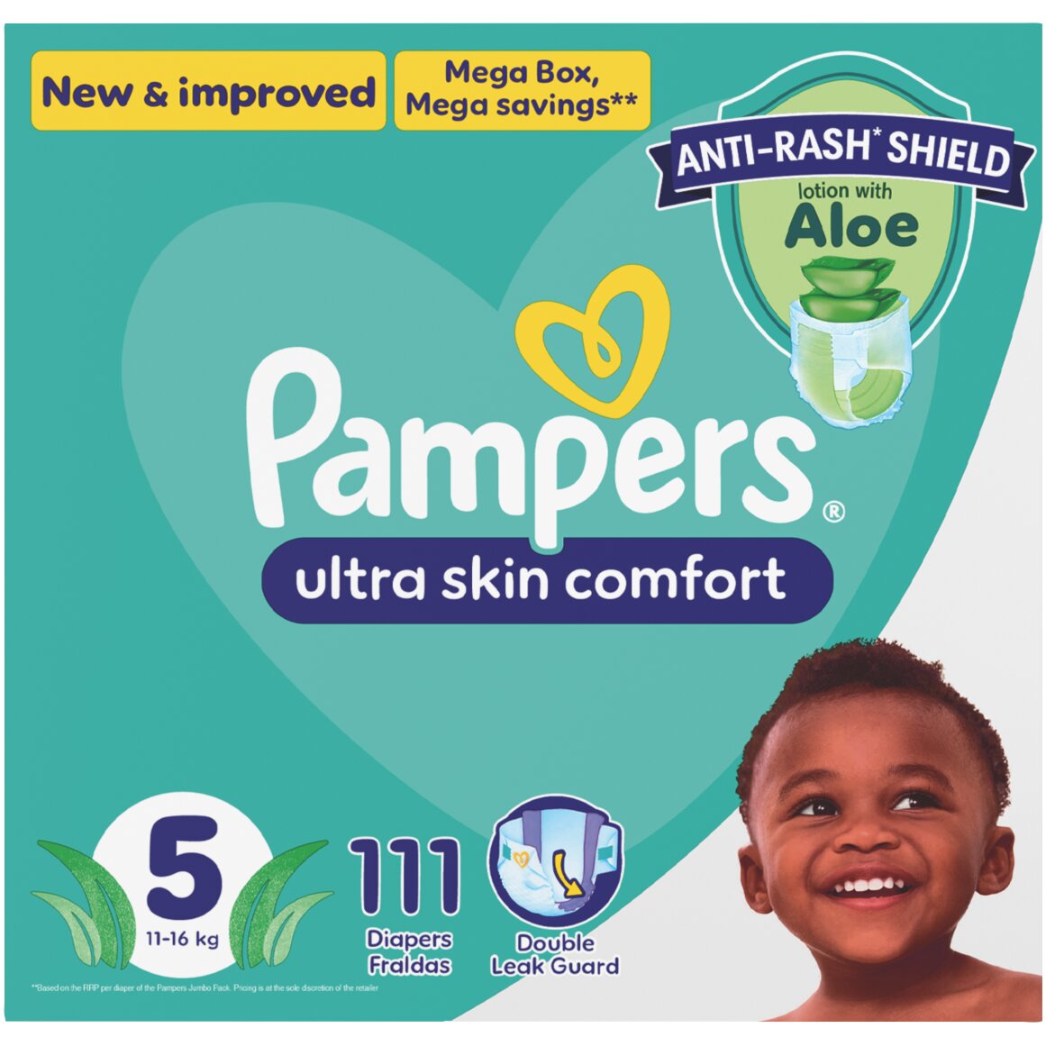Pampers Active Baby Dry Nappies Size (11-16 kg) 104 pk
