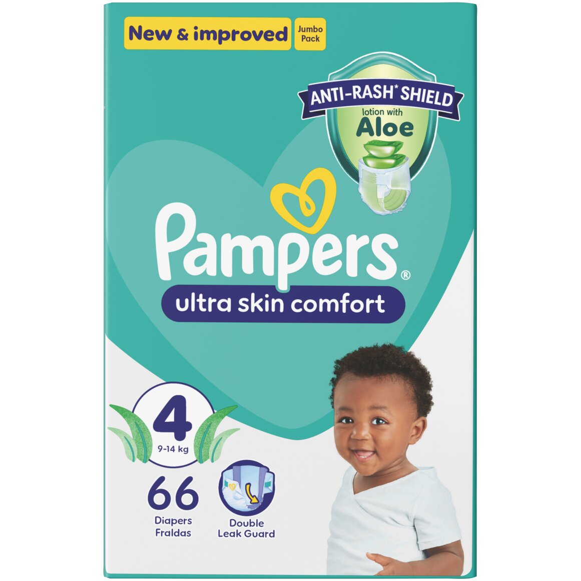 Pampers Baby Dry 4 (9 - 14 kg) Nappies 66 pk