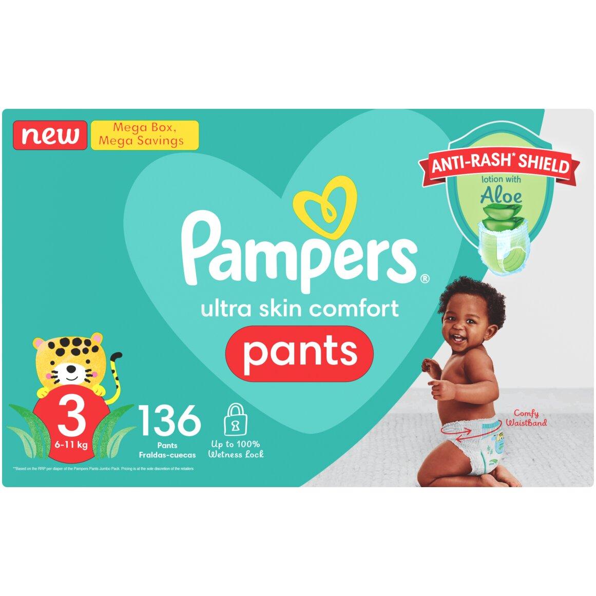 Pampers Pants Midi (6 -11 kg) 136 pk