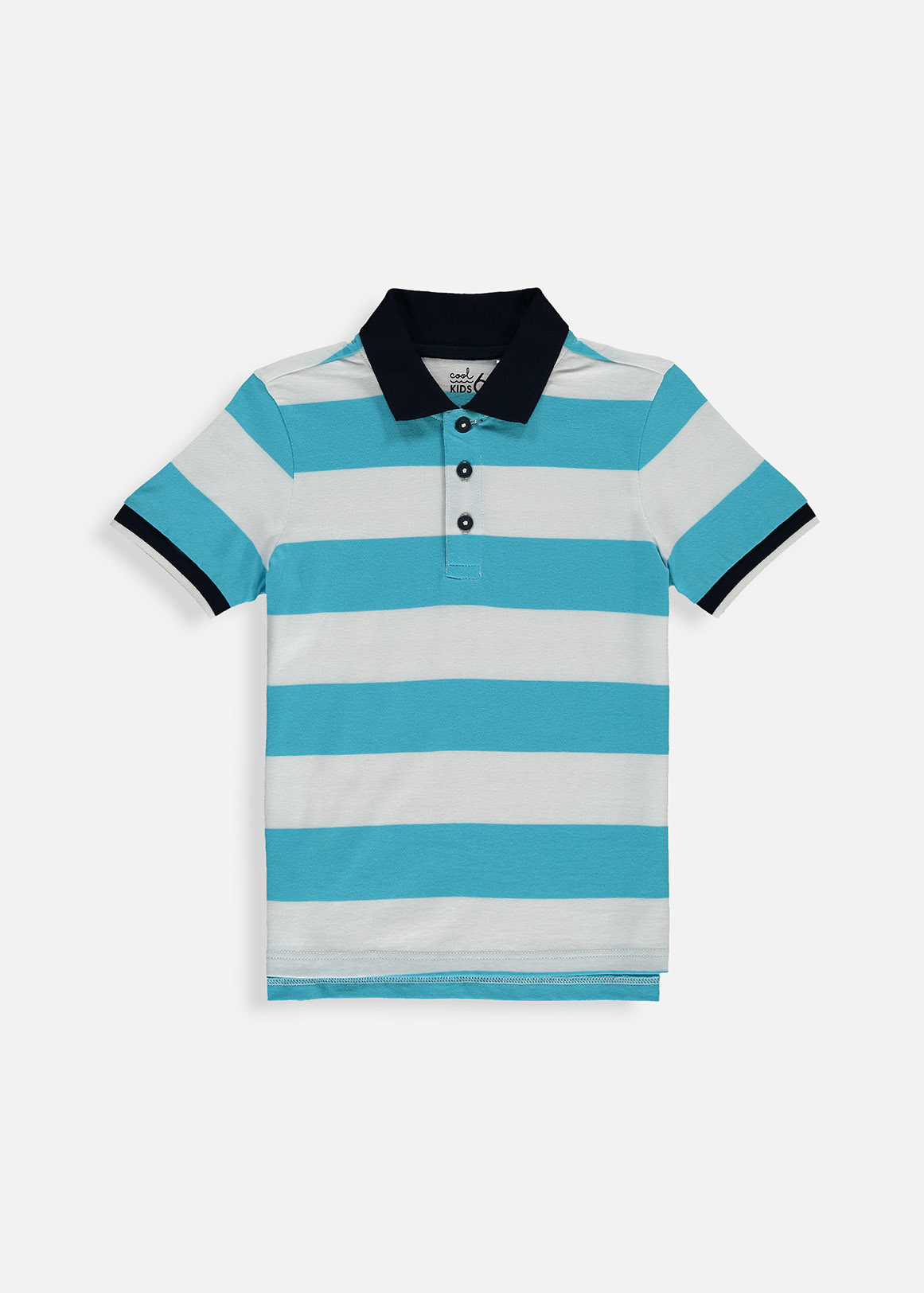 Panel Stripes Cotton Golfer | Woolworths.co.za