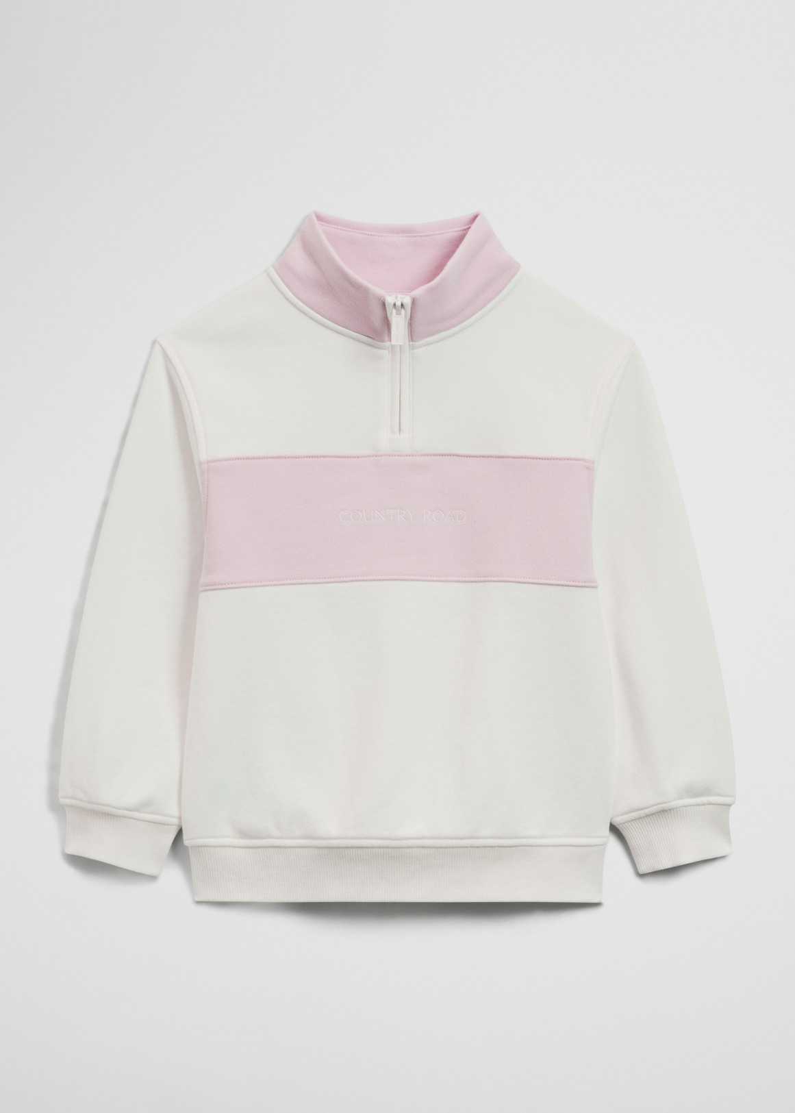 Panelled 1/4 Zip Sweat