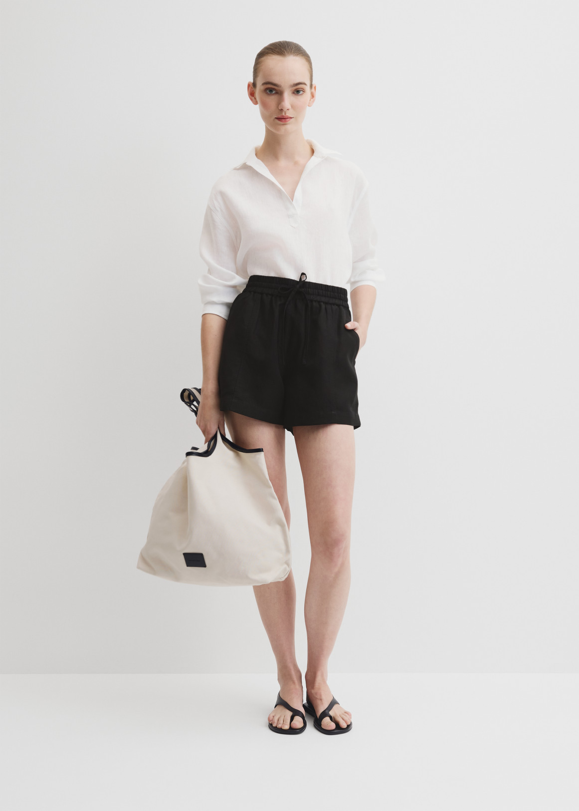 Panelled Short