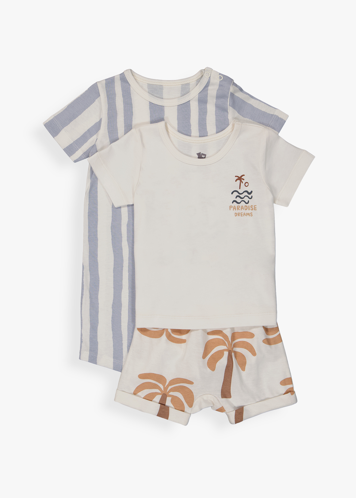 Paradise Dreams Cotton Pyjamas 3 Piece
