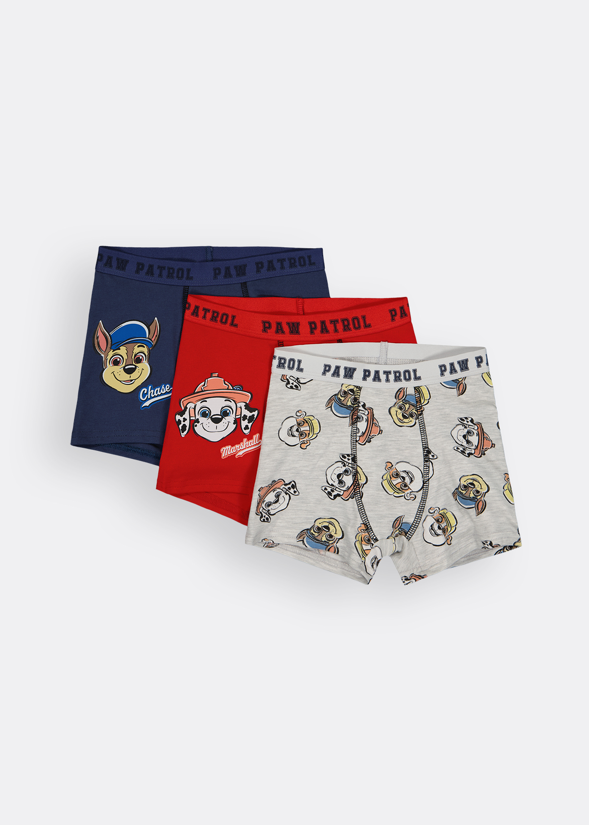 Paw Patrol Stretch Cotton Trunks 3 Pack