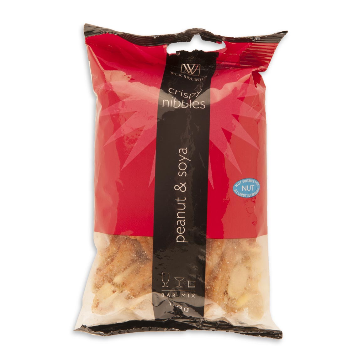 Peanut And Soya Flavour Crunchy Nibble 150 G Za