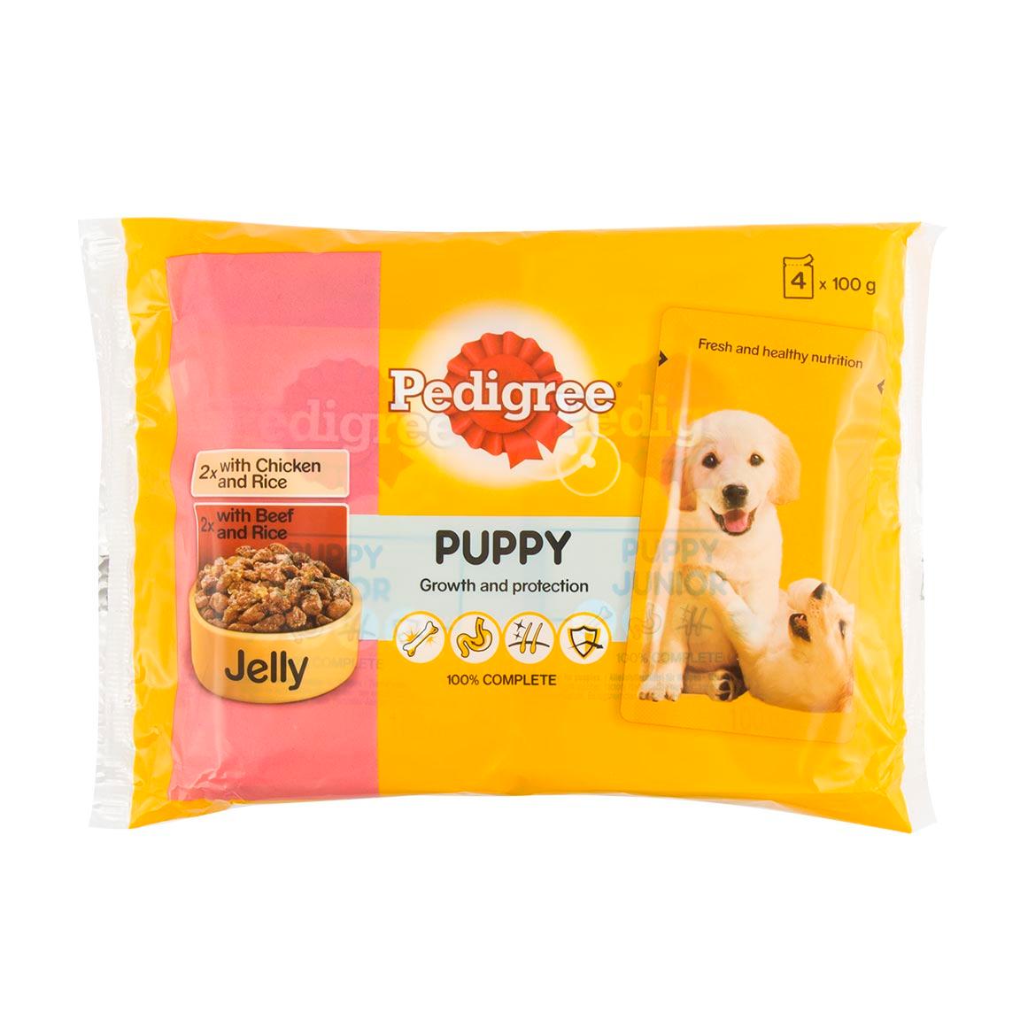 Pedigree Puppy Chicken Beef with Rice x 100 g - Main Image
