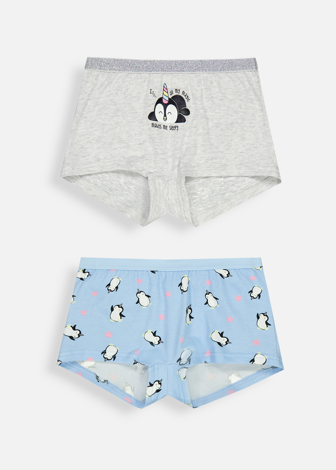 Penguin Star Cotton Boylegs 2 Pack
