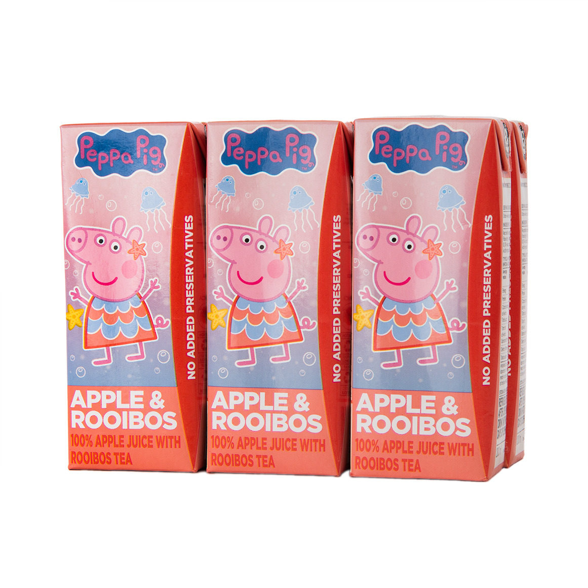 Peppa Pig 100 % Apple and Rooibos Juice Blend 6 x 200 ml