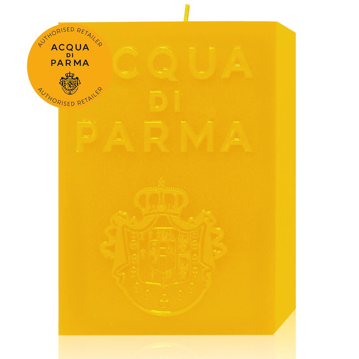 Perfumed Candle Yellow Cube