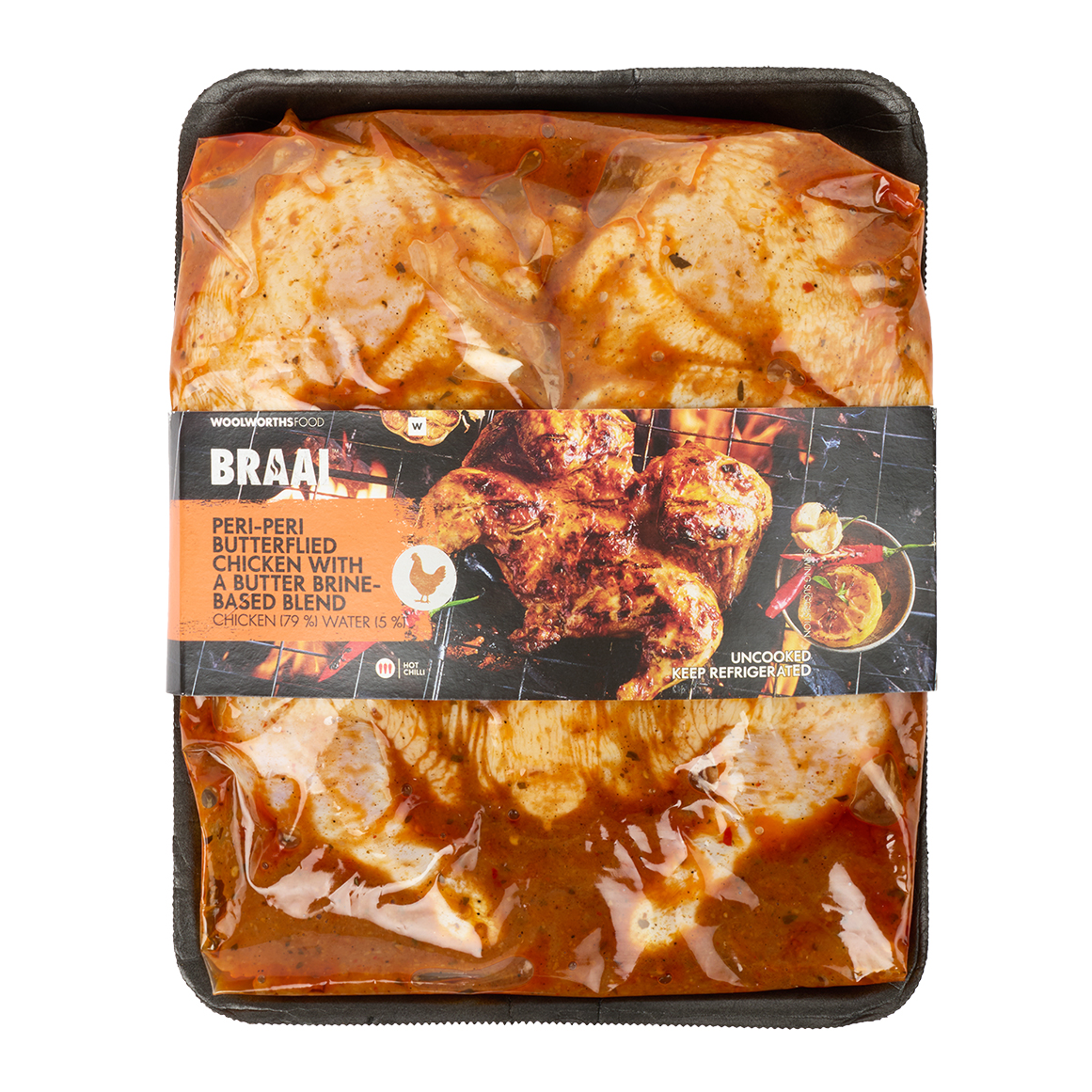 Peri Peri Butterflied Chicken Avg 1.5 kg