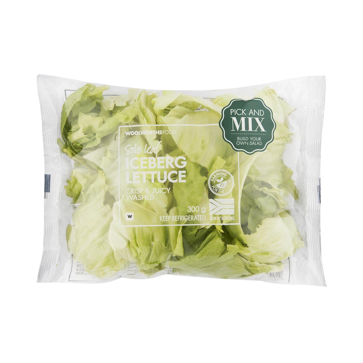 Photo of Pick & Mix Solo Leaf Iceberg Lettuce 300 g