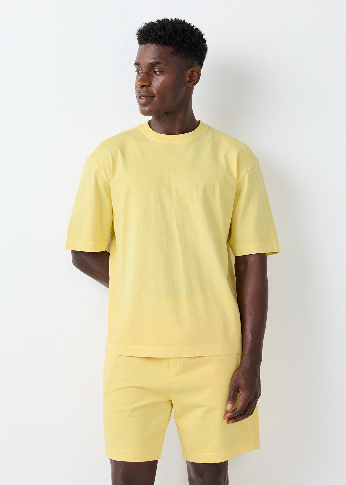 Pigment Wash Relaxed Fit Cotton T-shirt