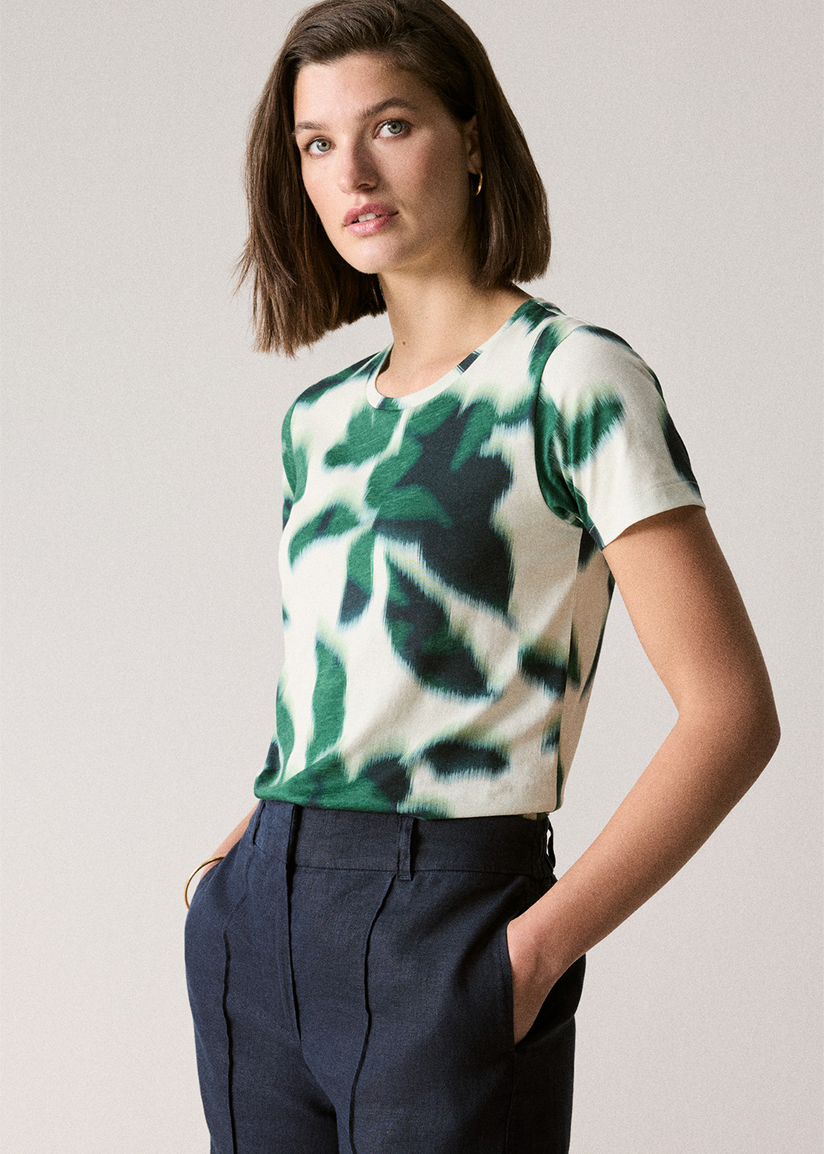 Pima Cotton Floral T-Shirt | Woolworths.co.za