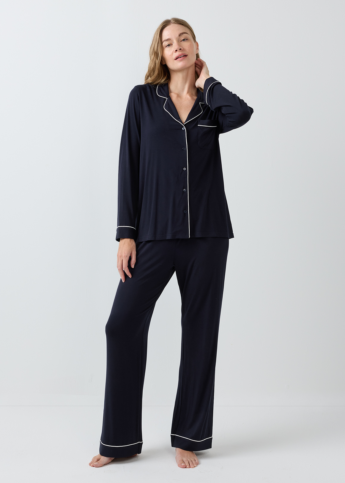 Piped Stretch Bamboo Pyjamas | Woolworths.co.za