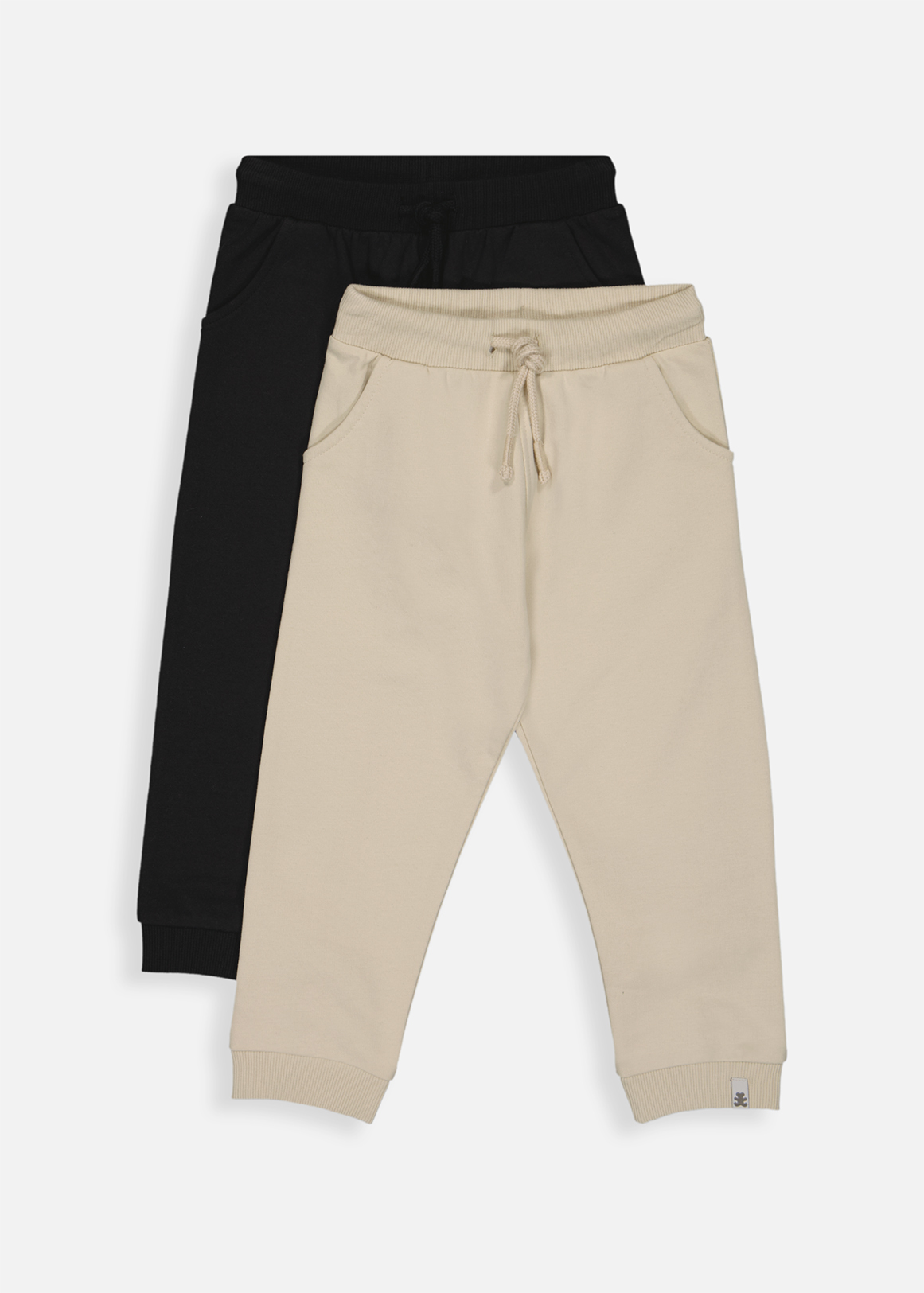 Plain Cotton Fleece Sweatpants 2 Pack
