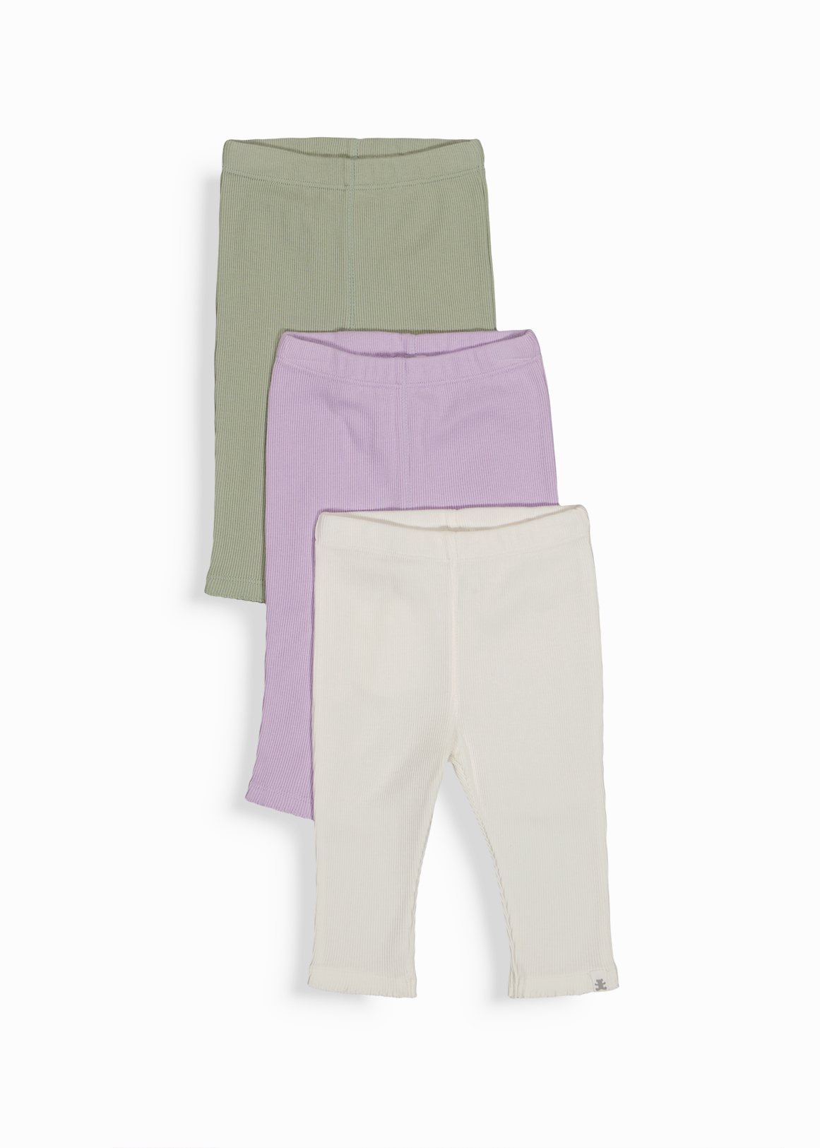 Plain Cotton Leggings 3 Pack