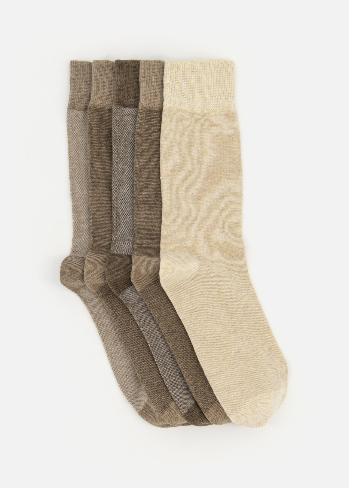 Plain Cotton Rich Socks 5 Pack