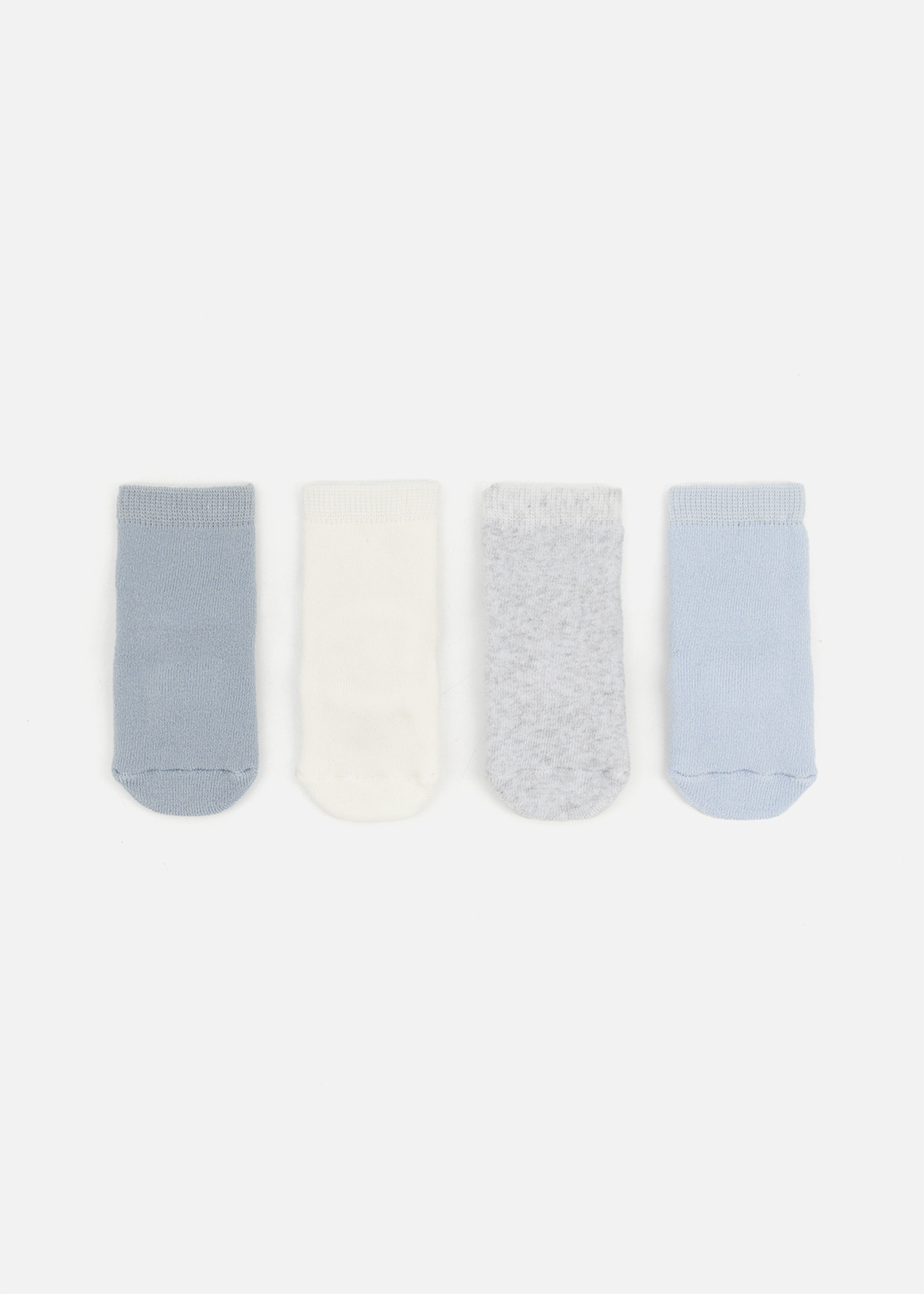 Plain Cotton Rich Towelling Socks 4 Pack