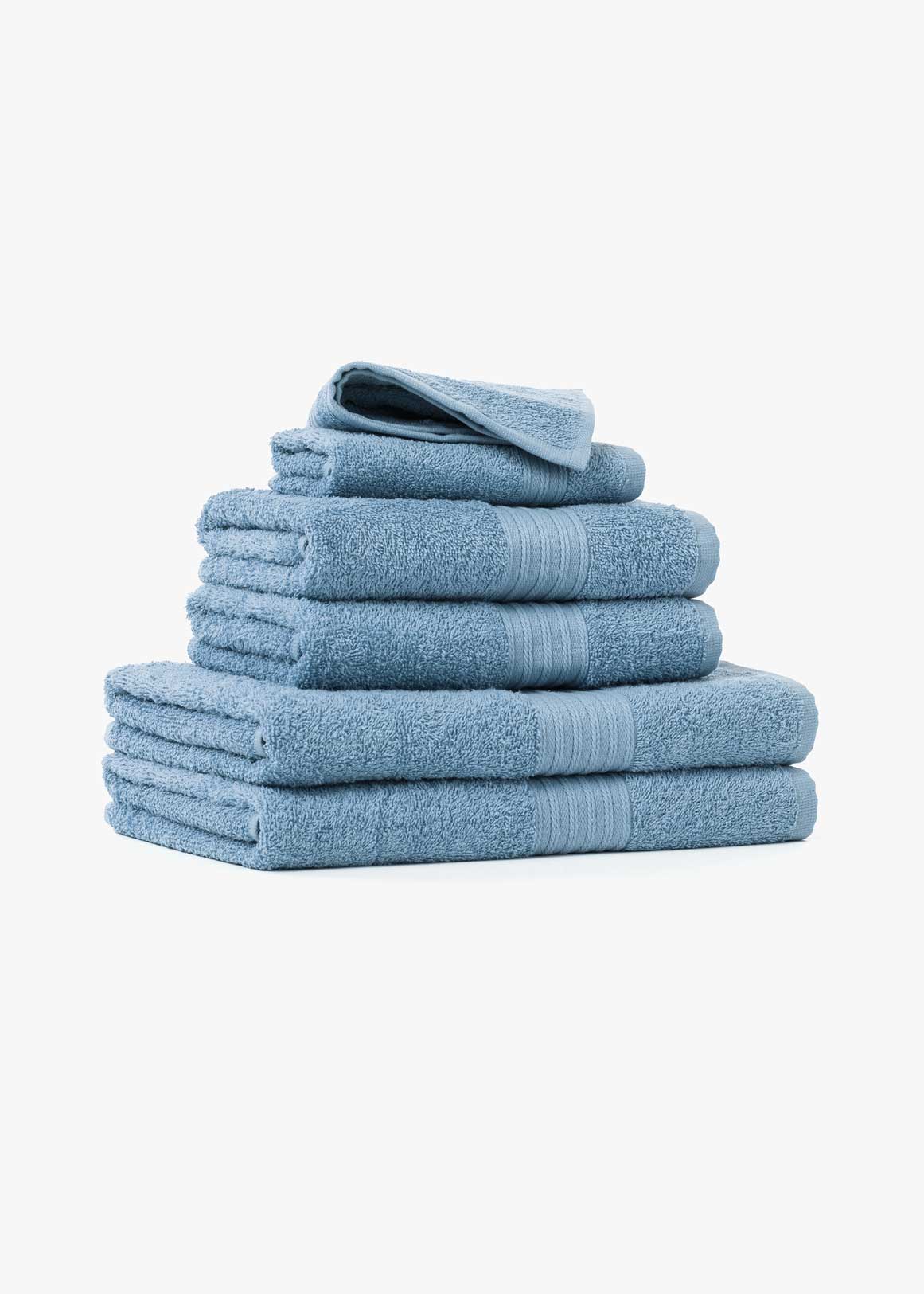 Plain Cotton Towel Set 6 Pack Woolworths.co.za