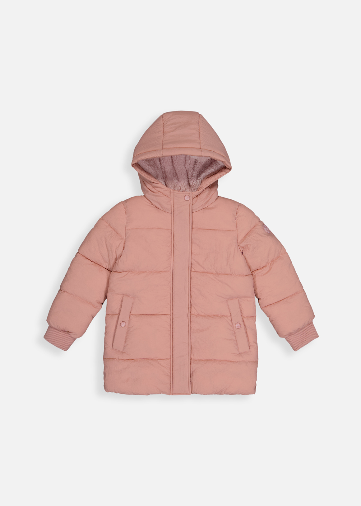 Plain Hooded Puffer Jacket