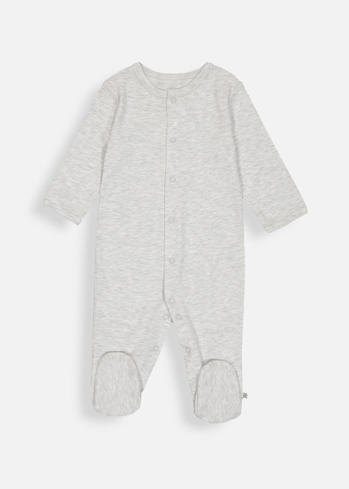 Plain Organic Cotton Sleepsuit