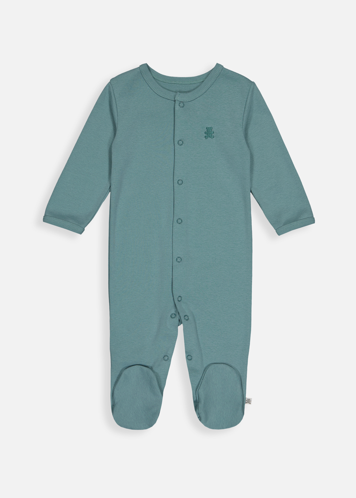 Plain Organic Cotton Sleepsuit