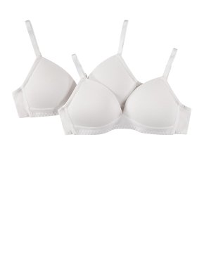 Naturals Seamless Padded Bras 2 Pack