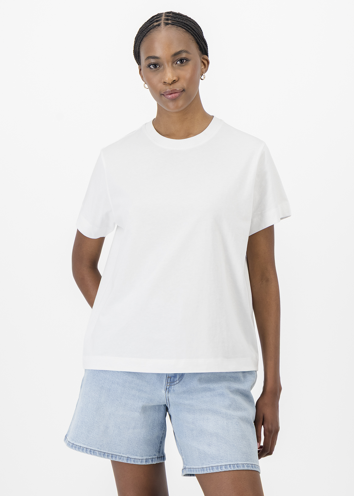 Plain Regular Fit Cotton T-shirt