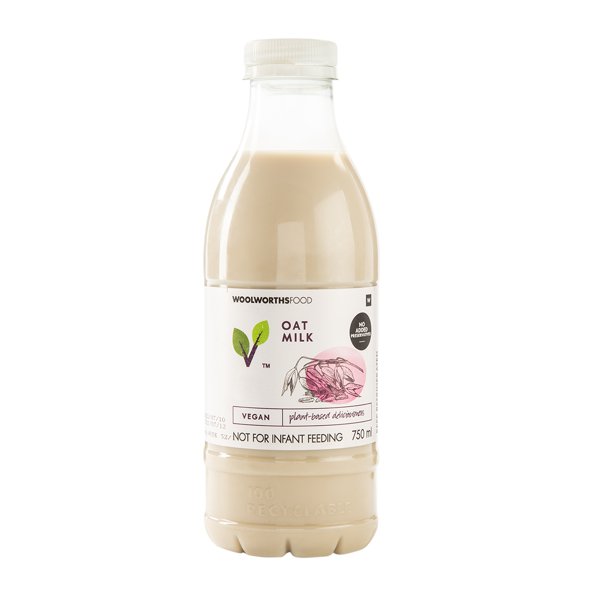 Plant Based Oat Milk 750 ml Woolworths.co.za