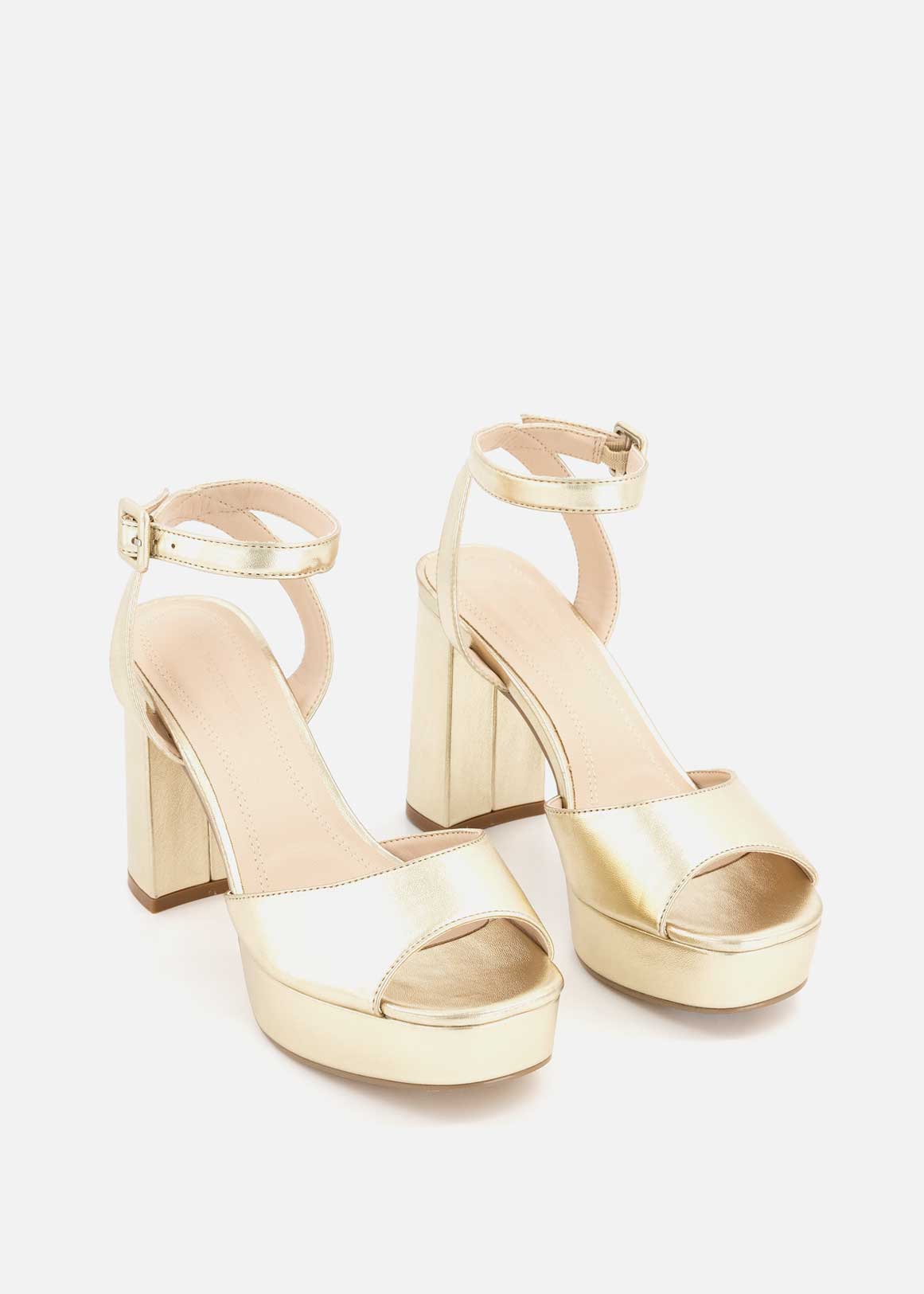 Platform Ankle Strap Block Heel Slingback Sandals | Woolworths.co.za