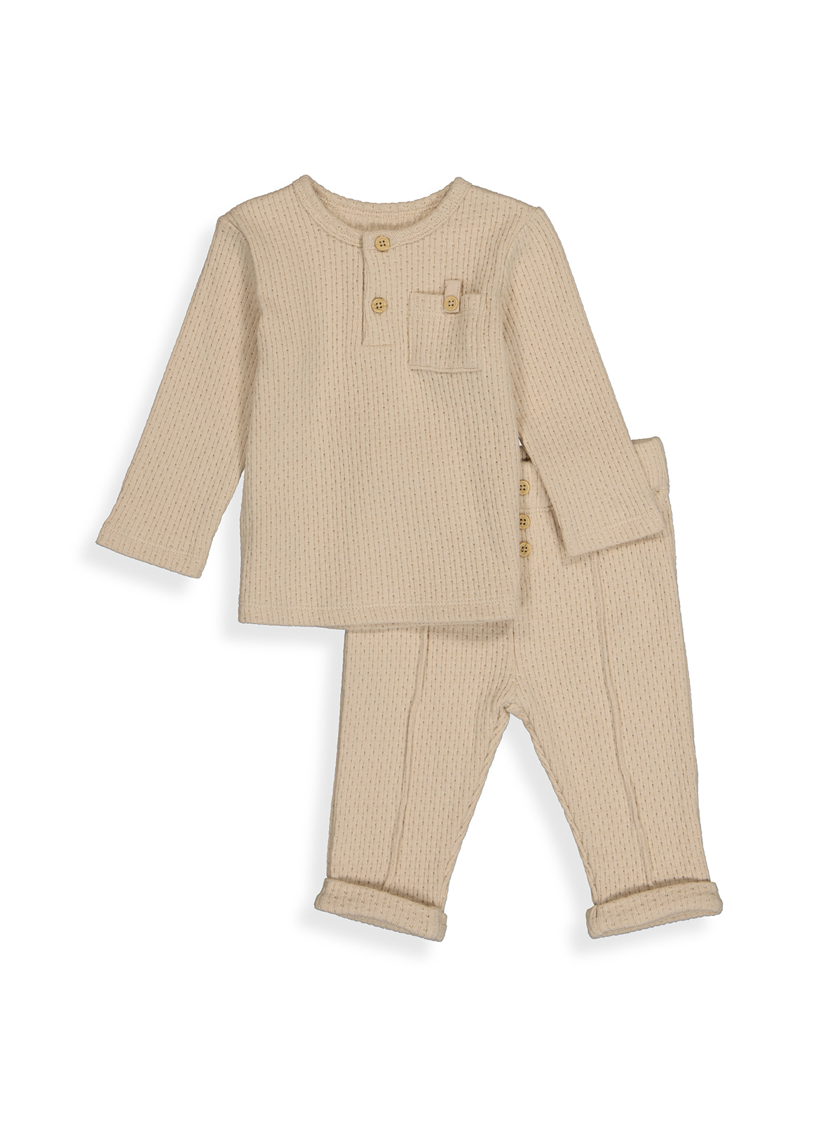 Pointelle T-shirt & Leggings Set