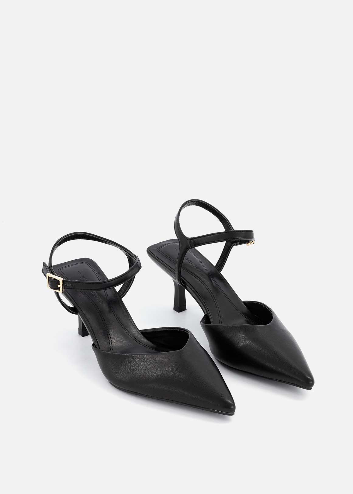 Pointy Ankle Strap Slingback Kitten Heels | Woolworths.co.za