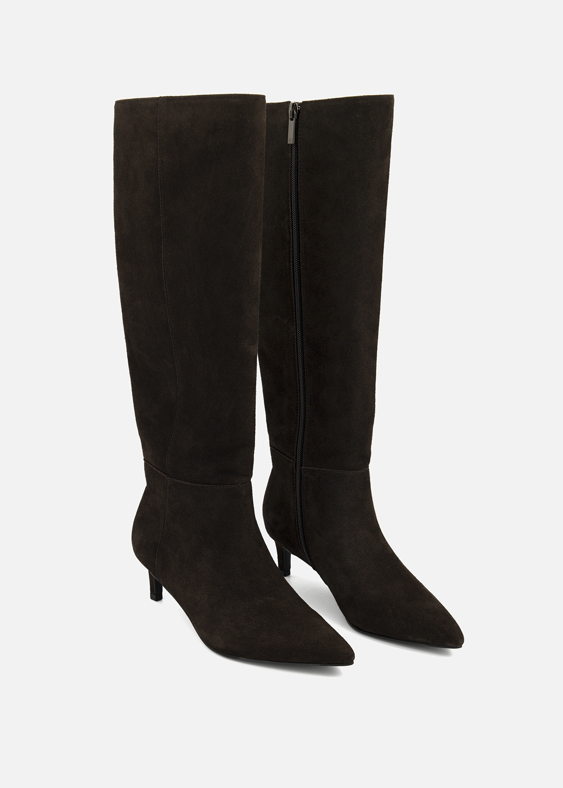 Pointy Faux Suede Boots