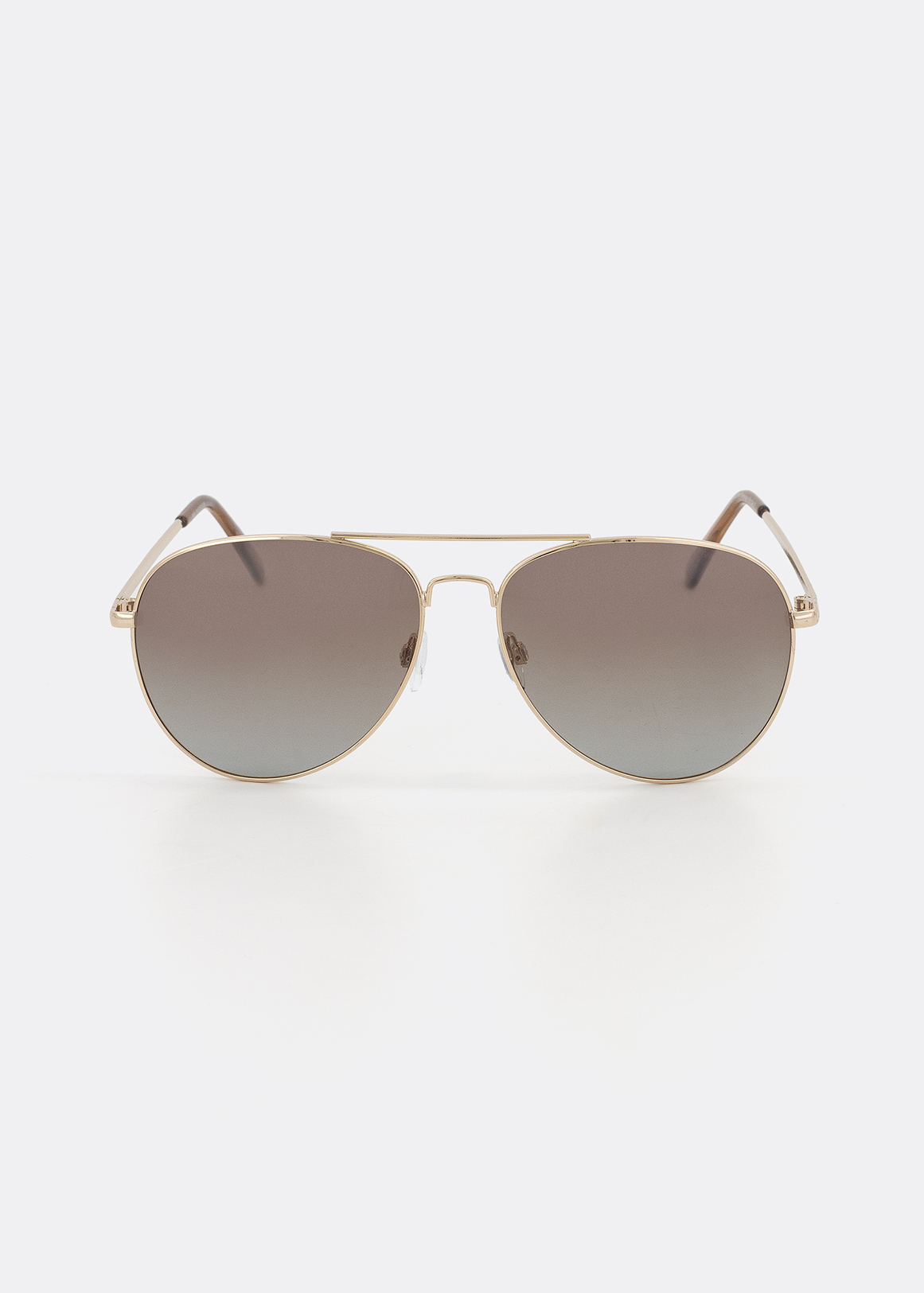 Polarised Metal Aviator Sunglasses