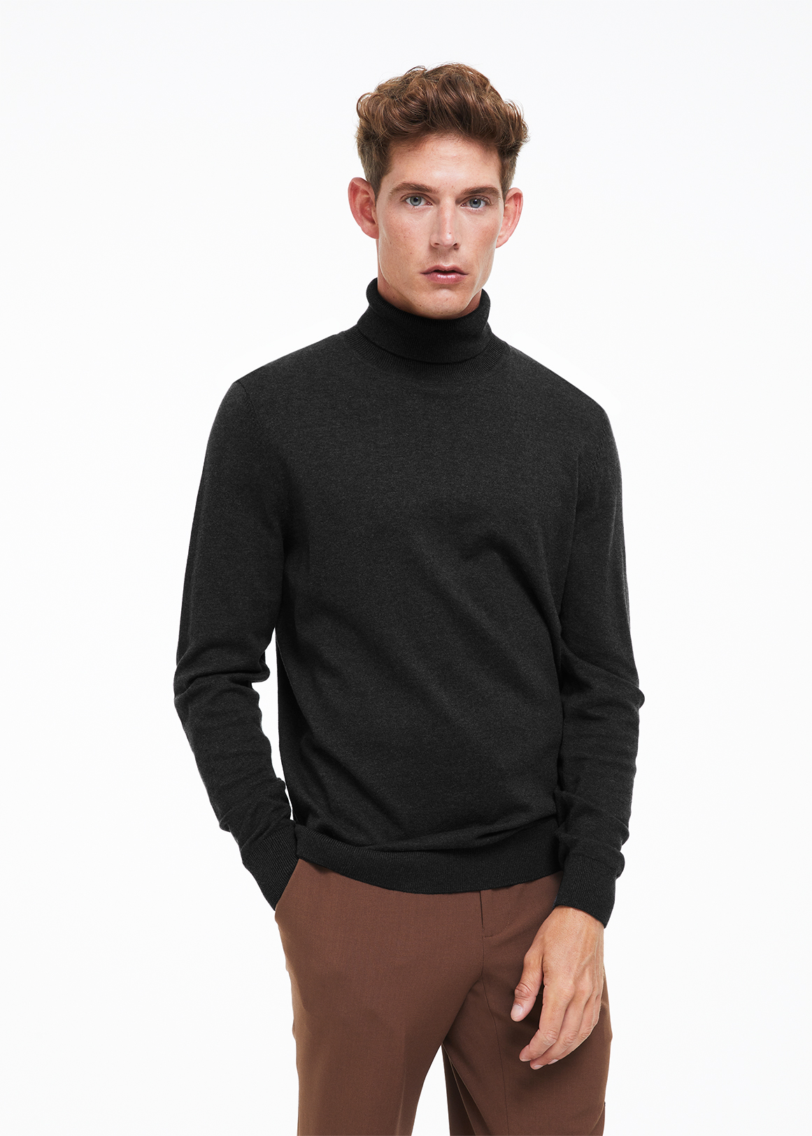 Poloneck Cotton Pullover | Woolworths.co.za