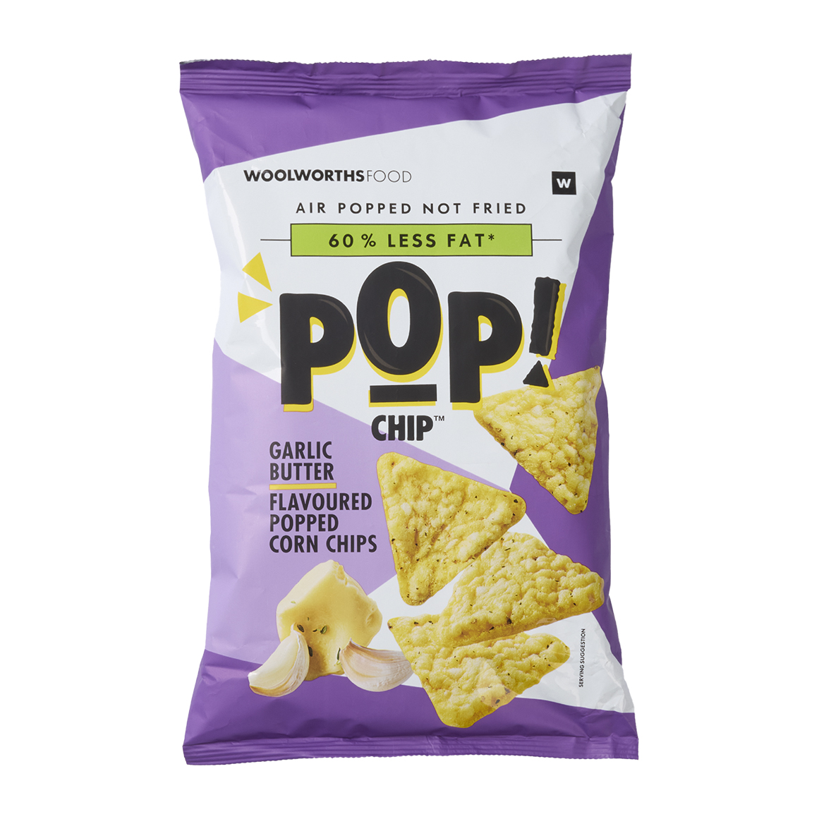 Pop! Chip Garlic Butter Popped Corn Chips 85 g