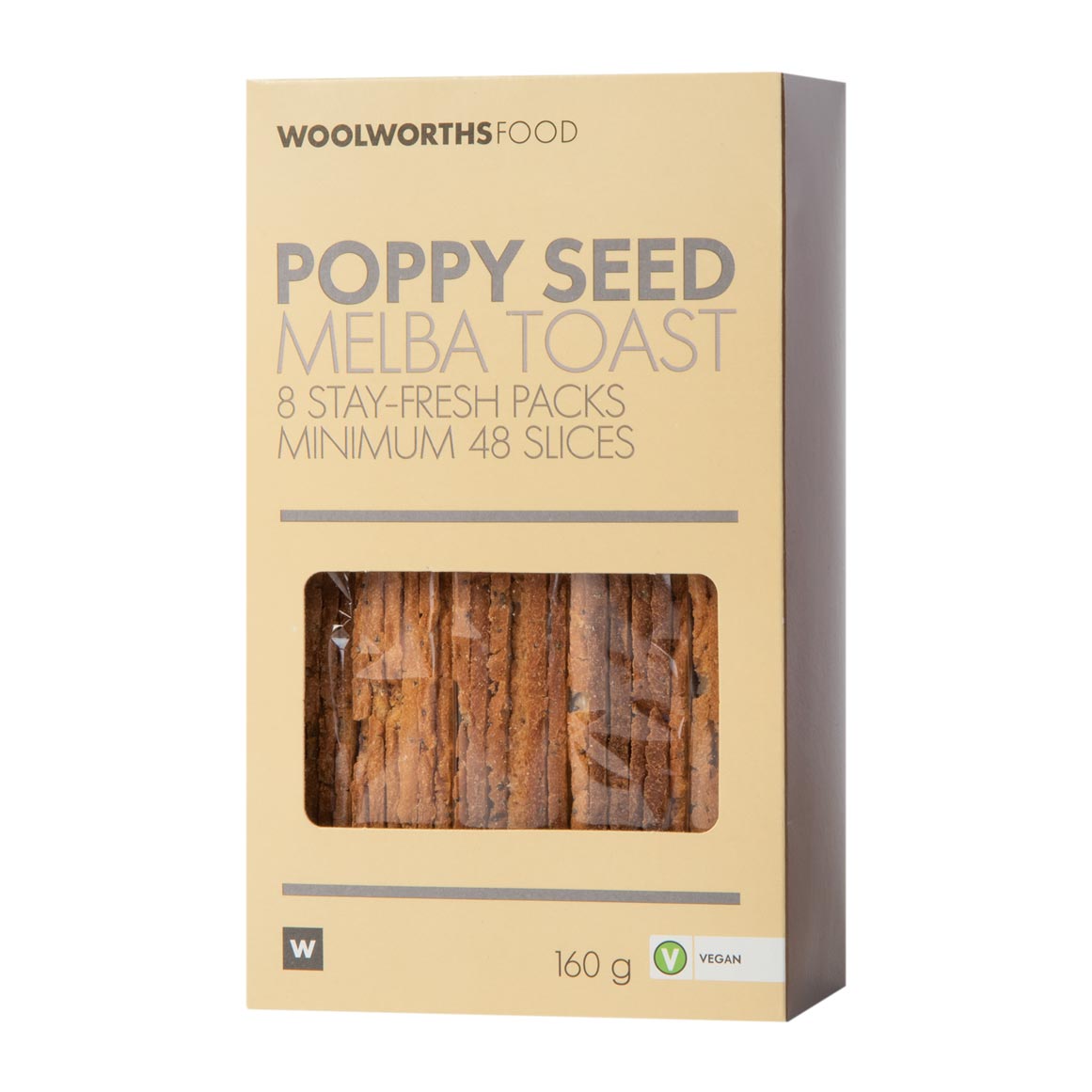 Poppy Seed Melba Toast 160 g