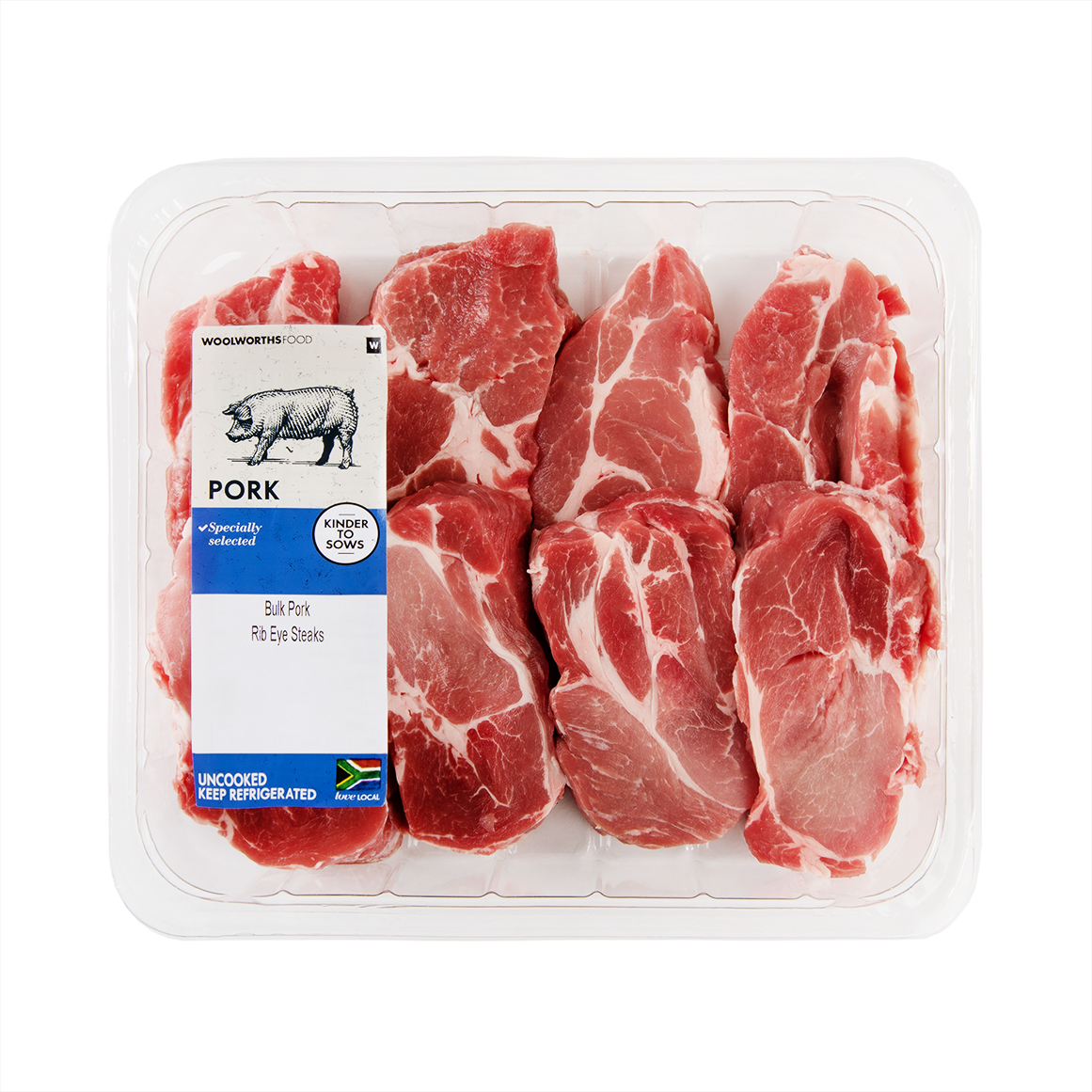 Pork Rib Eye Steaks Avg 1.1 kg