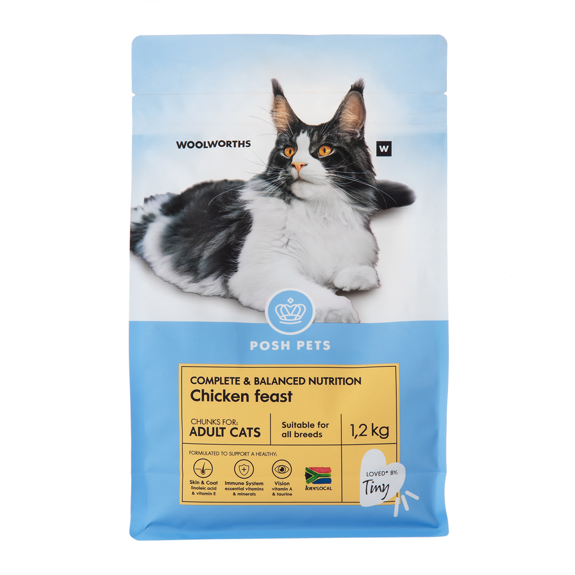 Posh Pets Chicken Feast Adult Cat Food 1.2 kg