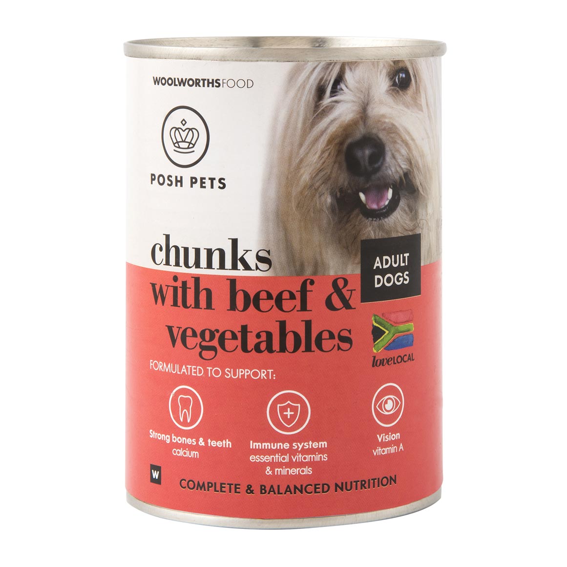 Posh Pets Chunks with Beef and Vegetables Adult Dog Food 385 g ...