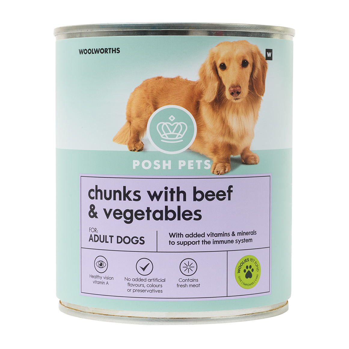 Posh Pets Complete and Balanced Meal with Beef Chunks and Vegetables 775 g