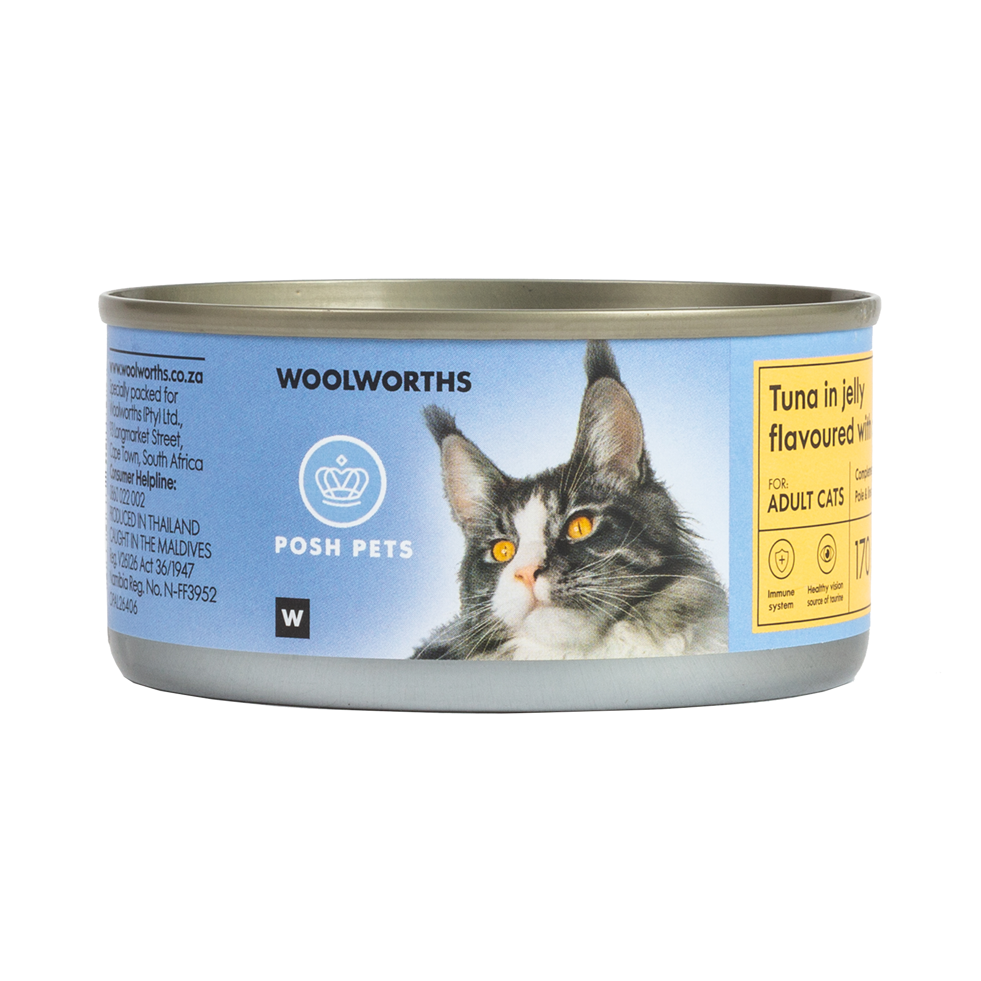 Posh Pets Tuna in Jelly Flavoured with Chicken Adult Cat Food 170 g