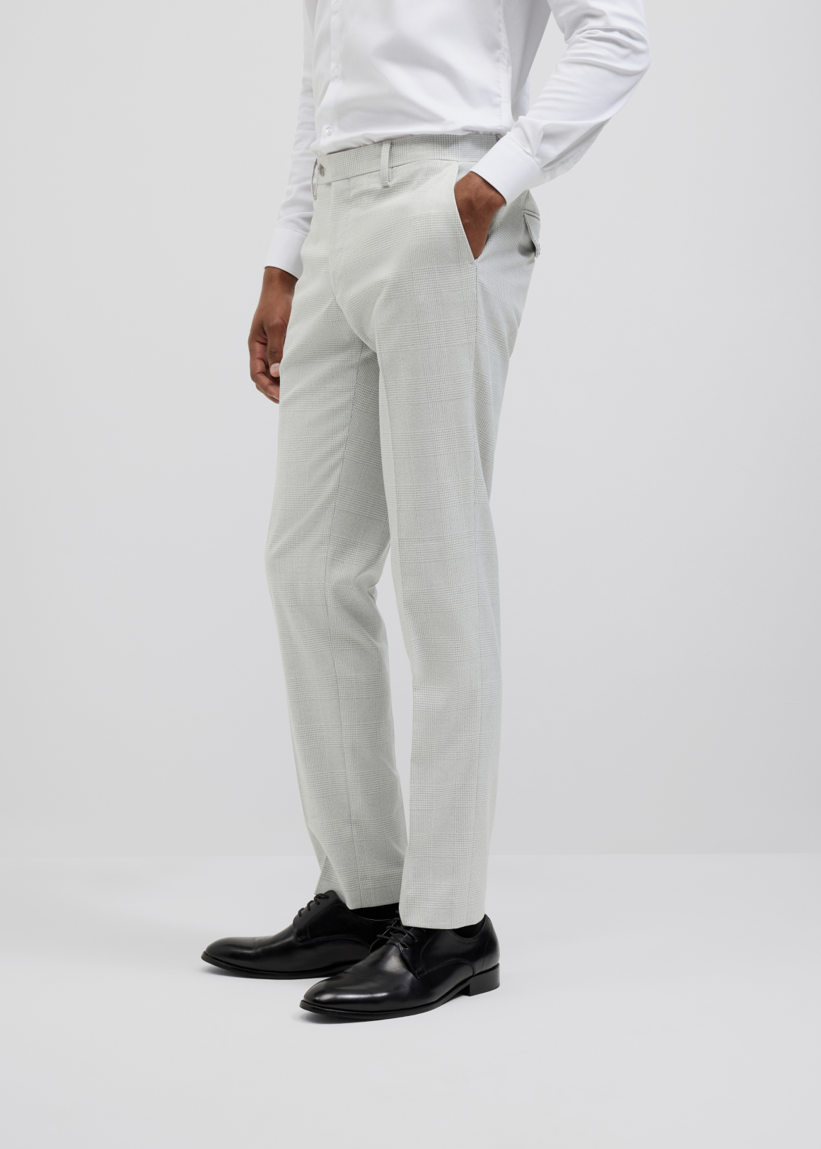Prince of Wales Check Tailored Suit Pant