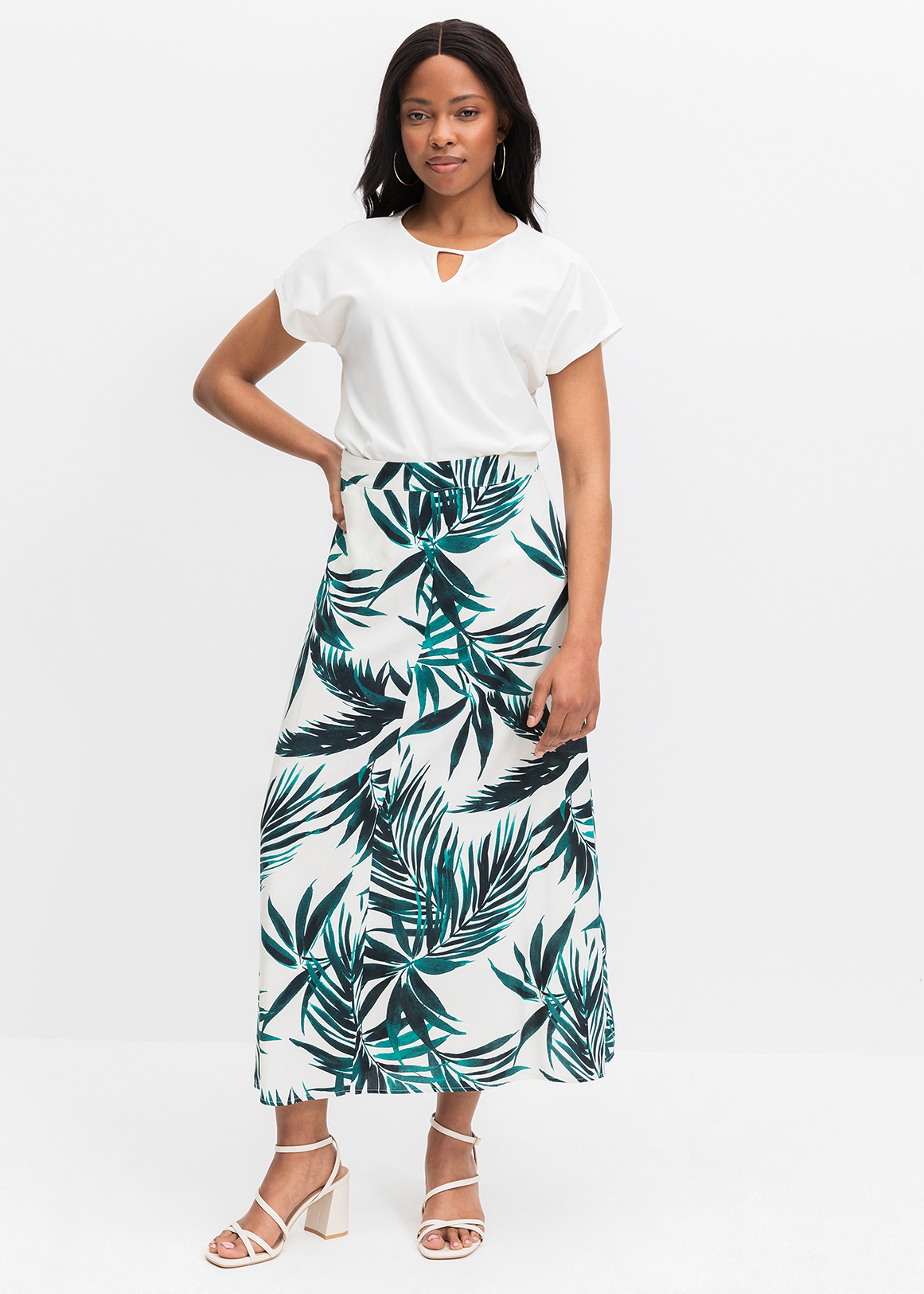 Print A-line Maxi Skirt | Woolworths.co.za