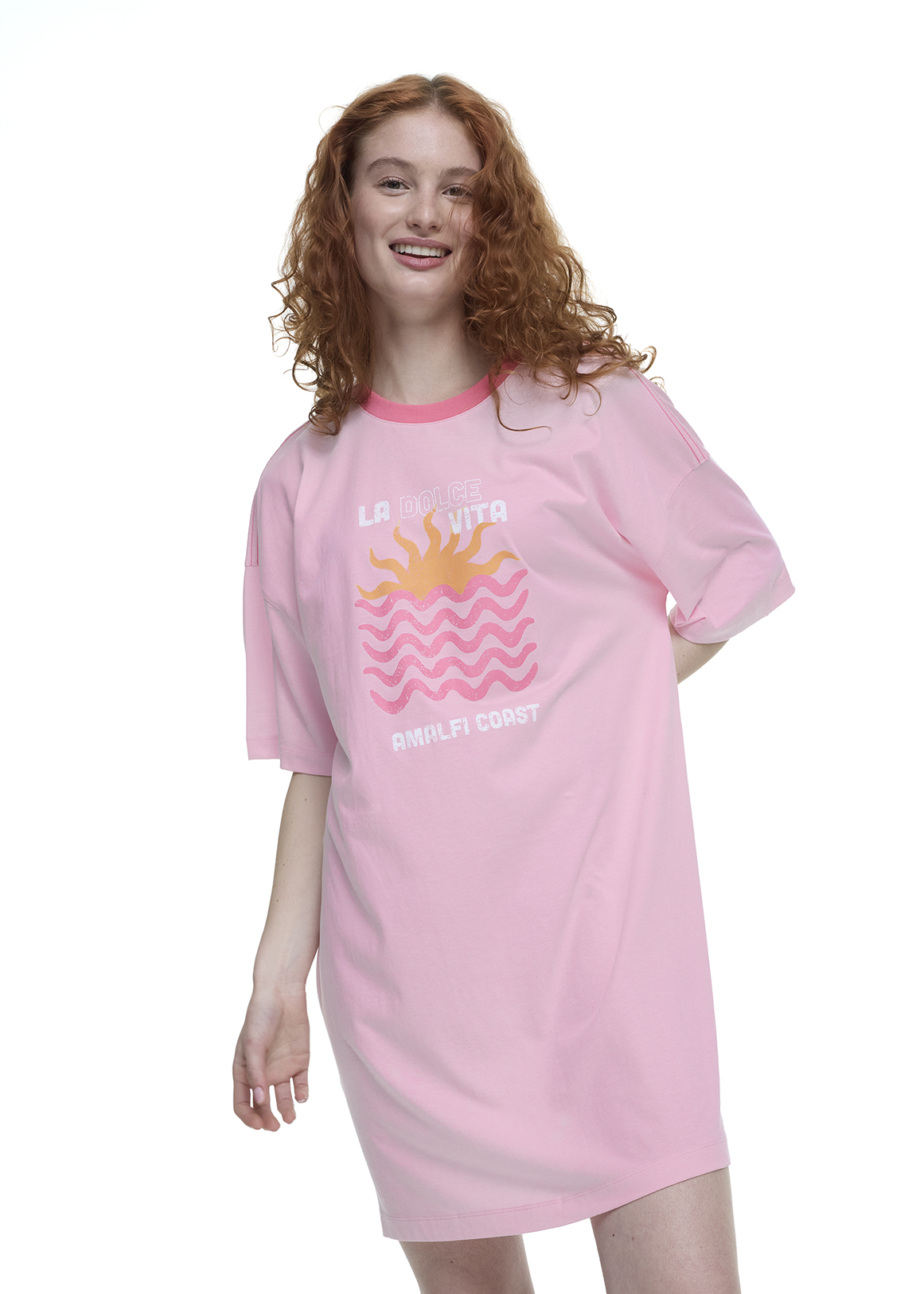 Print Boxy Cotton Nightdress