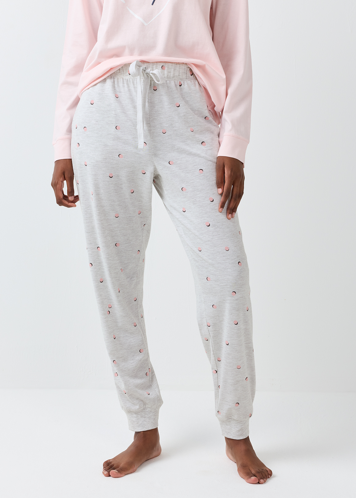 Print Cotton Sleep Joggers