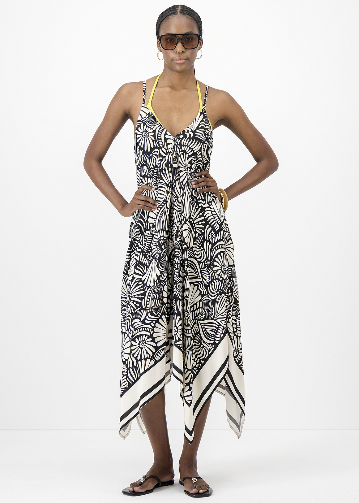 Print Hanky Dress