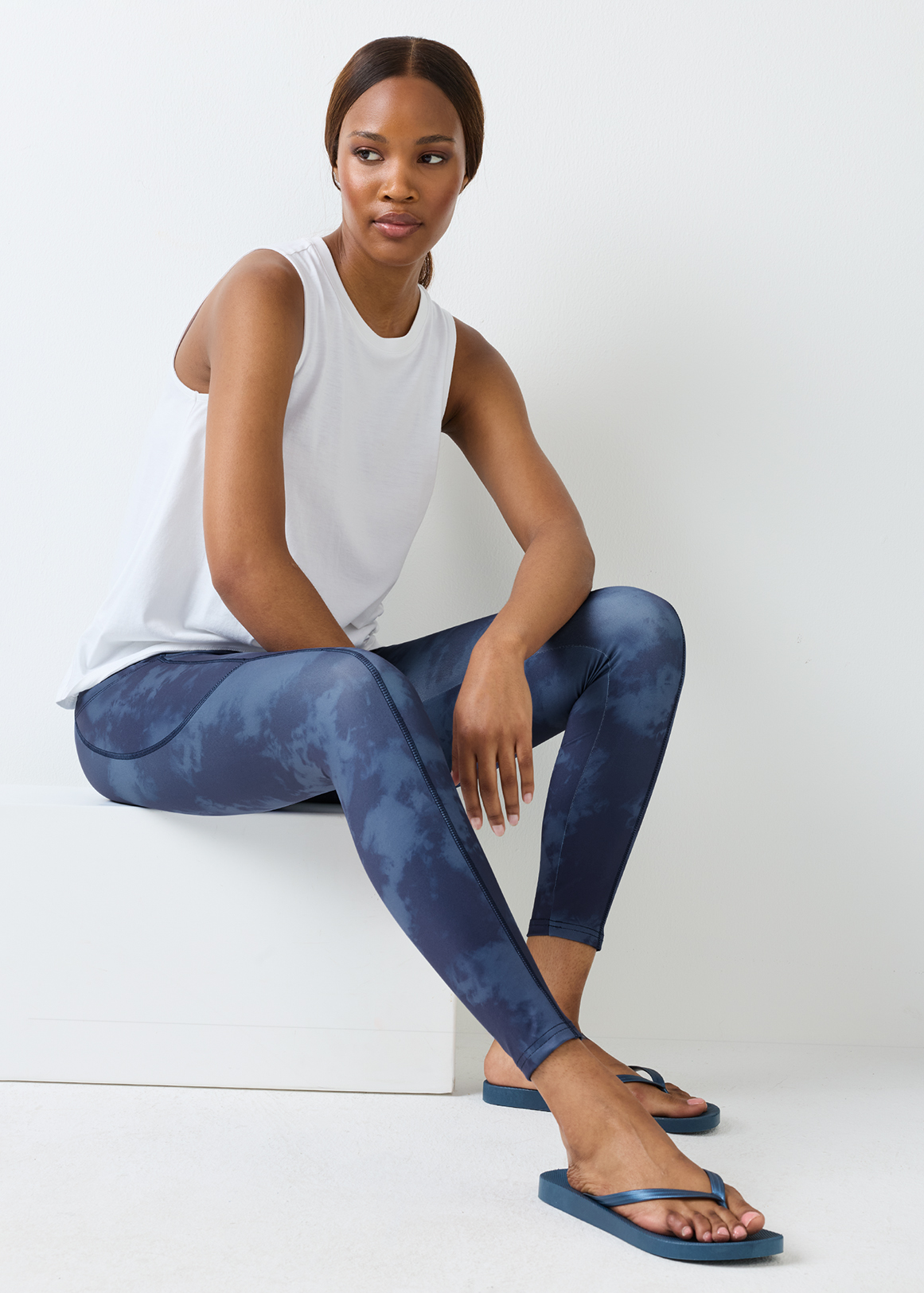 Print High Rise Leggings