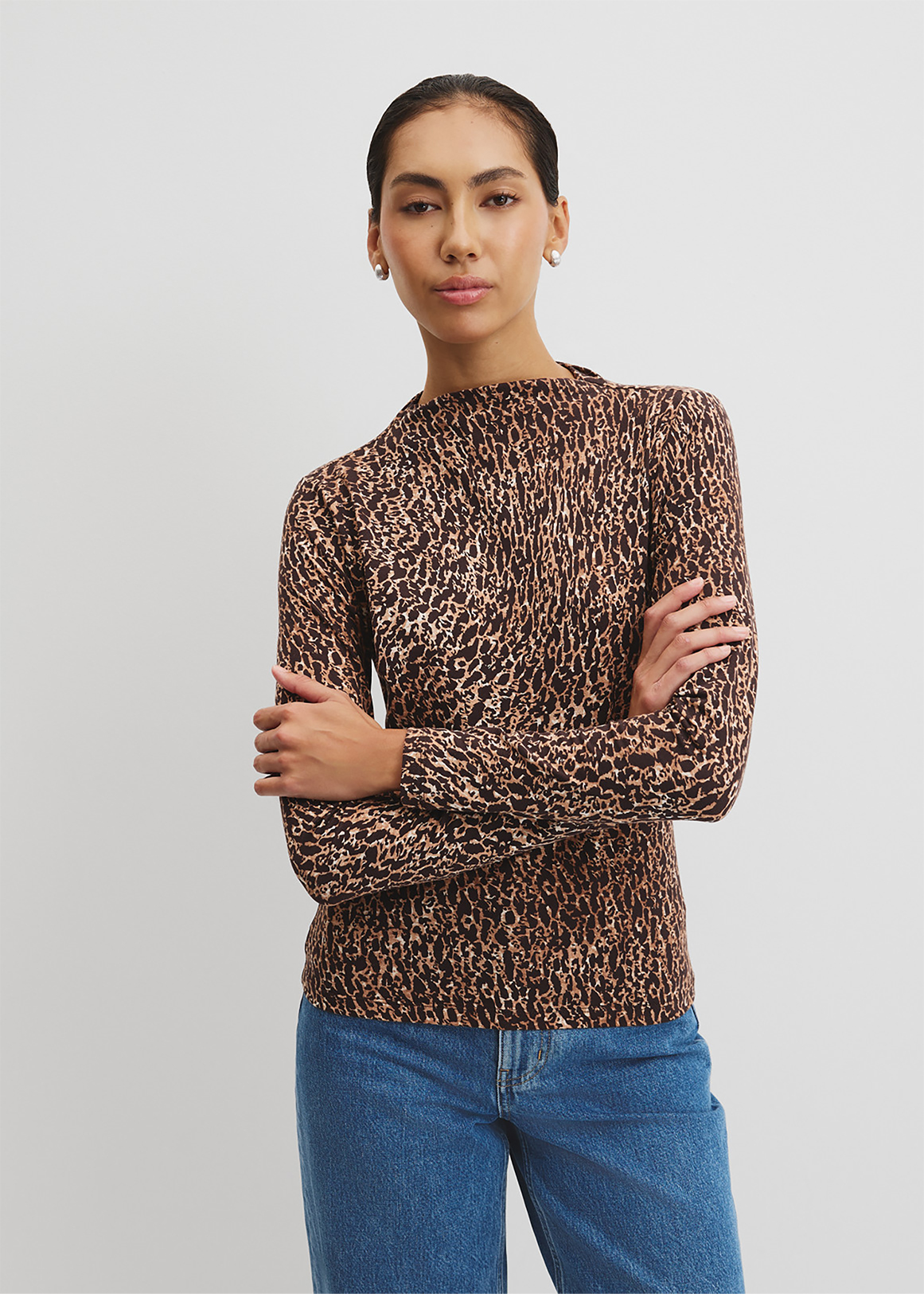 Print Jersey Top