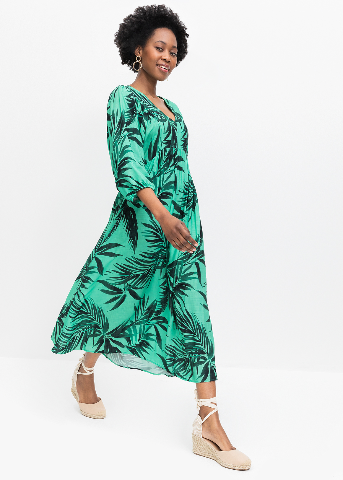 Print Tiered Kaftan Maxi Dress | Woolworths.co.za